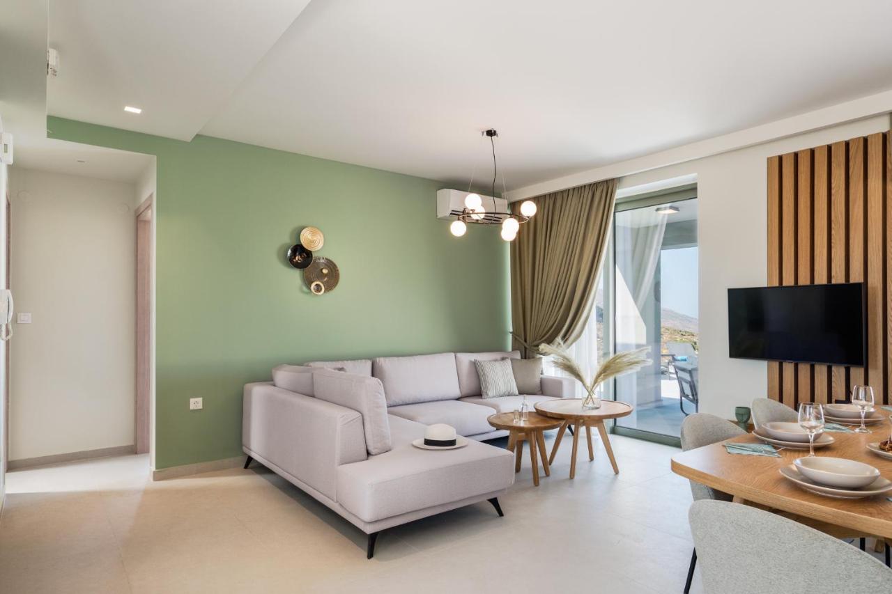 Luxurious Villa Cretan Aura With Private Heated Pool, Jacuzzi And Playroom Agios Ioannis  Екстериор снимка