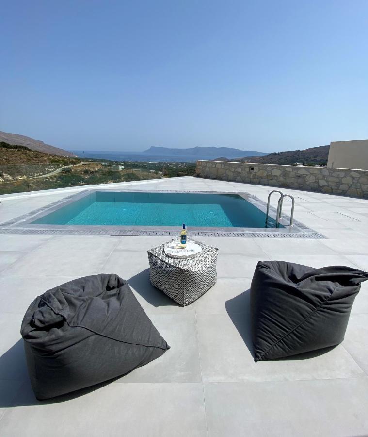Luxurious Villa Cretan Aura With Private Heated Pool, Jacuzzi And Playroom Agios Ioannis  Екстериор снимка
