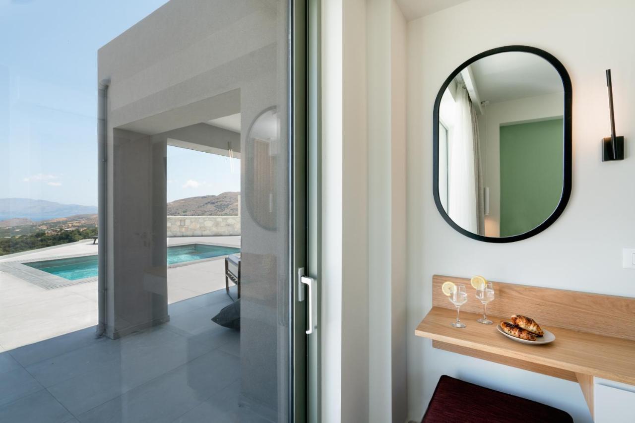 Luxurious Villa Cretan Aura With Private Heated Pool, Jacuzzi And Playroom Agios Ioannis  Екстериор снимка